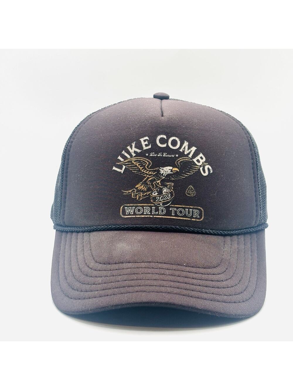 Luke Combs World Tour Hat Cap Snap Back Adjustable Men Black 2023 Country Music